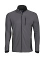 PROJOB 3307 MICROPOLAIRE TECHNIQUE FULL ZIP CONTRASTEE gris personnalisable