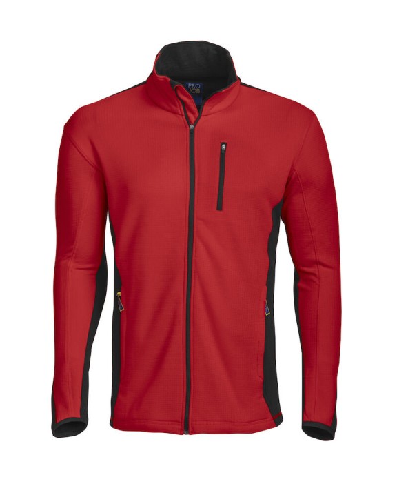 Polar Fleece PROJOB 3307 SWEATER MET LANGE RITS voor bedrukking &amp; borduring