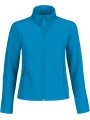 B&C Veste Softshell Femme ID.701 atoll / gris fantome personnalisable