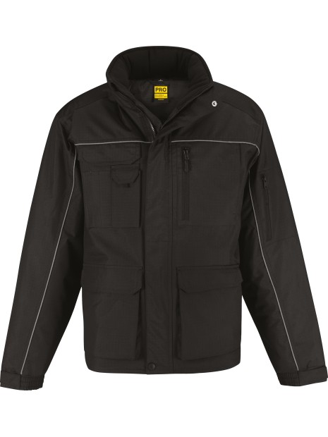 B&C Veste Ripstop Shelter Pro noir personnalisable