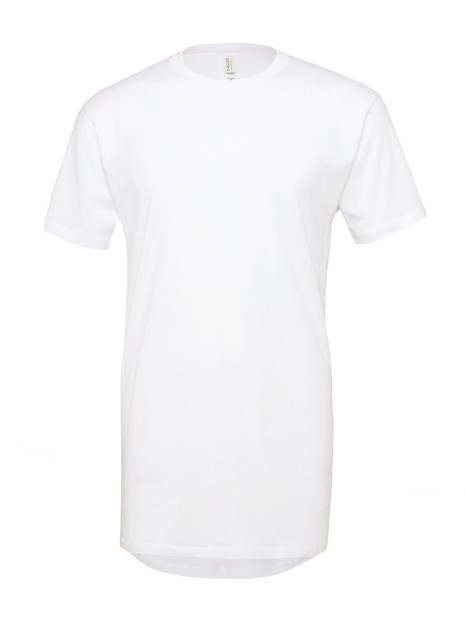 BELLA-CANVAS MEN'S LONG BODY URBAN TEE blanc personnalisable