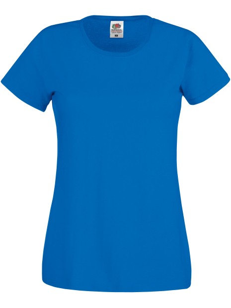 FOL T-shirt Femme Original-T (Full Cut 61-420-0) bleu royal personnalisable