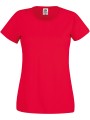 FOL T-shirt Femme Original-T (Full Cut 61-420-0) rouge personnalisable