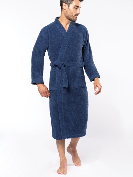 Produits éponges à personnaliser KARIBAN Peignoir col kimono 