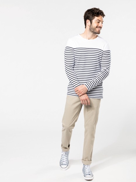 T-Shirts à personnaliser KARIBAN Marinière manches longues homme 