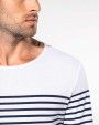 T-shirt personnalisable KARIBAN Marinière manches longues homme