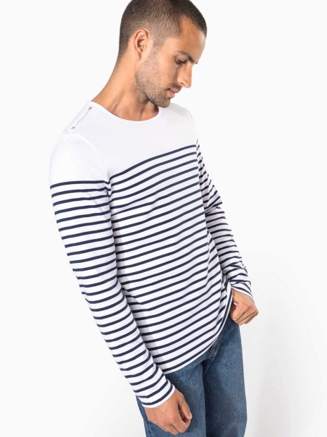 T-Shirts à personnaliser KARIBAN Marinière manches longues homme 