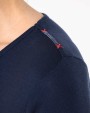 T-shirt KARIBAN Gestreept dames-t-shirt lange mouwen voor bedrukking &amp; borduring