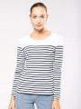 T-Shirts à personnaliser KARIBAN Marinière manches longues femme 