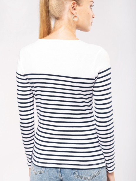 T-Shirts à personnaliser KARIBAN Marinière manches longues femme 
