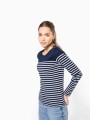 T-Shirts à personnaliser KARIBAN Marinière manches longues femme 