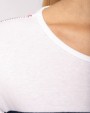 T-shirt KARIBAN Gestreept dames-t-shirt lange mouwen voor bedrukking &amp; borduring