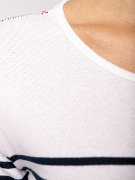 T-Shirts à personnaliser KARIBAN Marinière manches longues femme 