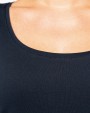 T-shirt KARIBAN Dames-t-shirt korte mouwen met boothals voor bedrukking &amp; borduring