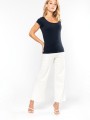 T-Shirts à personnaliser KARIBAN T-shirt col bateau manches courtes femme 