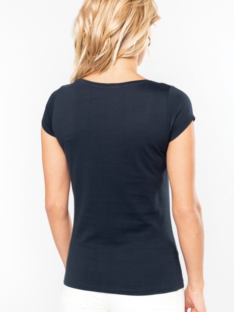 T-Shirts à personnaliser KARIBAN T-shirt col bateau manches courtes femme 