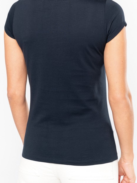 T-Shirts à personnaliser KARIBAN T-shirt col bateau manches courtes femme 