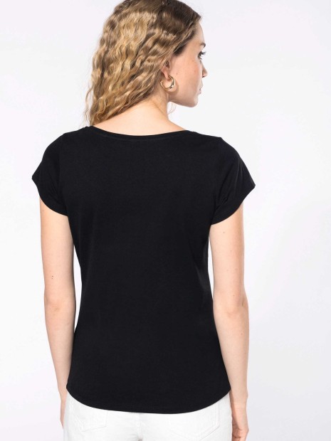 T-Shirts à personnaliser KARIBAN T-shirt col bateau manches courtes femme 