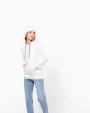 KARIBAN Damen-kapuzensweatshirt bicolor Sweatshirt personalisierbar