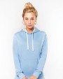 KARIBAN Damen-kapuzensweatshirt bicolor Sweatshirt personalisierbar