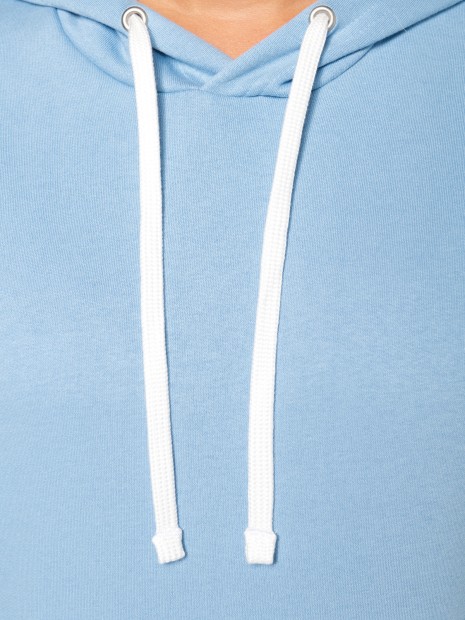 Sweat-shirts à personnaliser KARIBAN Sweat-shirt capuche contrastée femme 