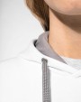 KARIBAN Damen-kapuzensweatshirt bicolor Sweatshirt personalisierbar