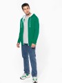 Sweat-shirts à personnaliser KARIBAN Sweat-shirt zippé capuche contrastée 
