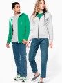 Sweat-shirts à personnaliser KARIBAN Sweat-shirt zippé capuche contrastée femme 