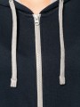 Sweat-shirts à personnaliser KARIBAN Sweat-shirt zippé capuche contrastée femme 