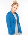 Sweater KARIBAN Damessweater met rits en capuchon voor bedrukking &amp; borduring