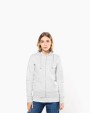Sweater KARIBAN Damessweater met rits en capuchon voor bedrukking &amp; borduring