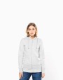 Sweat-shirt personnalisable KARIBAN Sweat-shirt zippé capuche femme