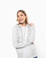 Sweat-shirt personnalisable KARIBAN Sweat-shirt zippé capuche femme