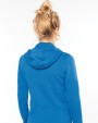 Sweater KARIBAN Damessweater met rits en capuchon voor bedrukking &amp; borduring