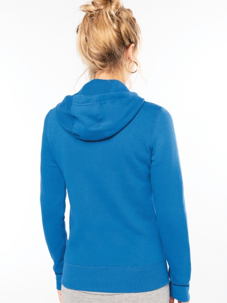 Sweat-shirts à personnaliser KARIBAN Sweat-shirt zippé capuche femme 
