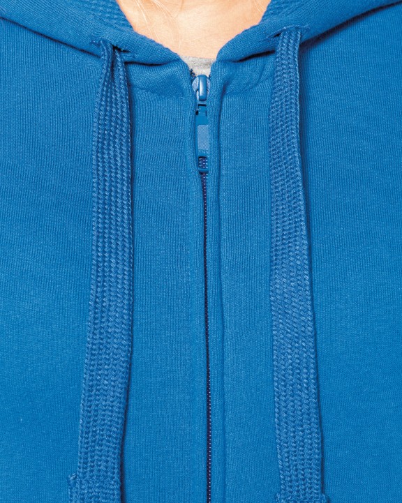 Sweater KARIBAN Damessweater met rits en capuchon voor bedrukking &amp; borduring