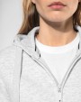 Sweat-shirt personnalisable KARIBAN Sweat-shirt zippé capuche femme