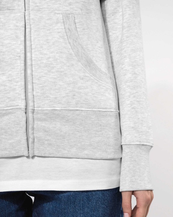 KARIBAN DAMEN KAPUZENSHIRT mit Reißververschluss Sweatshirt personalisierbar