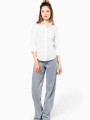 Chemises à personnaliser KARIBAN Chemise popeline polycoton manches 3/4 entretien facile femme 