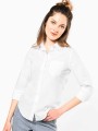 Chemises à personnaliser KARIBAN Chemise popeline polycoton manches 3/4 entretien facile femme 