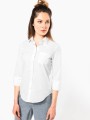 Chemises à personnaliser KARIBAN Chemise popeline polycoton manches 3/4 entretien facile femme 