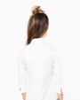 Chemise personnalisable KARIBAN Chemise popeline polycoton manches 3/4 entretien facile femme
