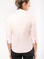 Chemises à personnaliser KARIBAN Chemise popeline polycoton manches 3/4 entretien facile femme 