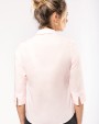 KARIBAN Popeline Hemd Baumwollpolyester 3/4-Ärmel pflegeleicht für Damen Hemd personalisierbar
