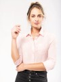 Chemises à personnaliser KARIBAN Chemise popeline polycoton manches 3/4 entretien facile femme 
