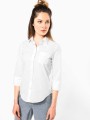 Chemises à personnaliser KARIBAN Chemise popeline polycoton manches 3/4 entretien facile femme 