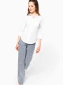 Chemises à personnaliser KARIBAN Chemise popeline polycoton manches 3/4 entretien facile femme 