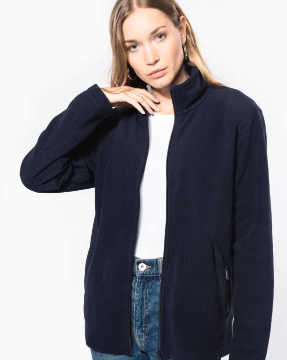 Laine polaire personnalisable KARIBAN Veste micropolaire zippée unisexe