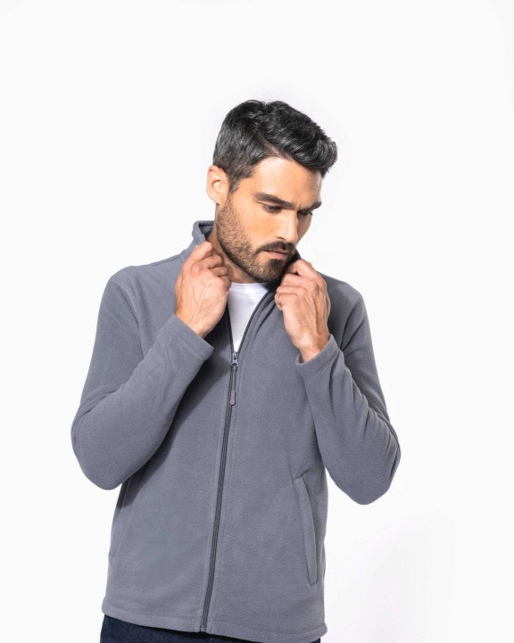 Laine polaire personnalisable KARIBAN Veste micropolaire zippée unisexe