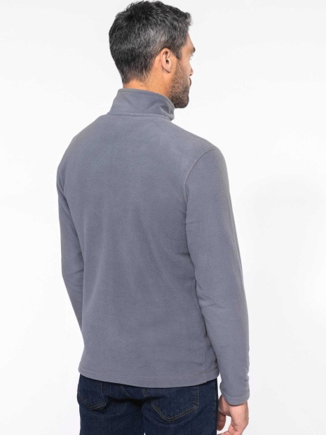 Laines polaires à personnaliser KARIBAN Veste micropolaire zippée unisexe 